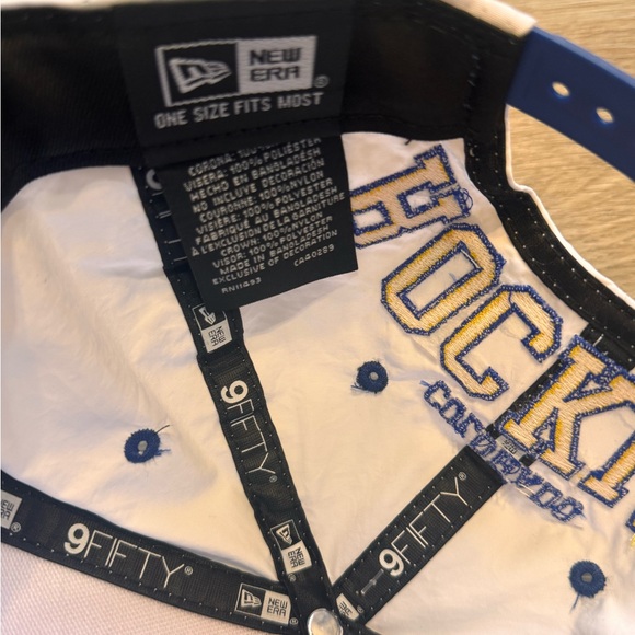 New Era Colorado Rockies NHL Rare Throwback Vintage Hockey SnapBack - Picture 8 of 8